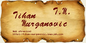 Tihan Murganović vizit kartica